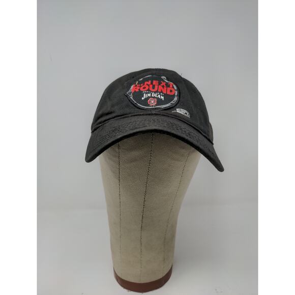 ESPN Jim Beam Next Round Drink Smart Strapback Hat OSFA Black Embroidered - Picture 2 of 12